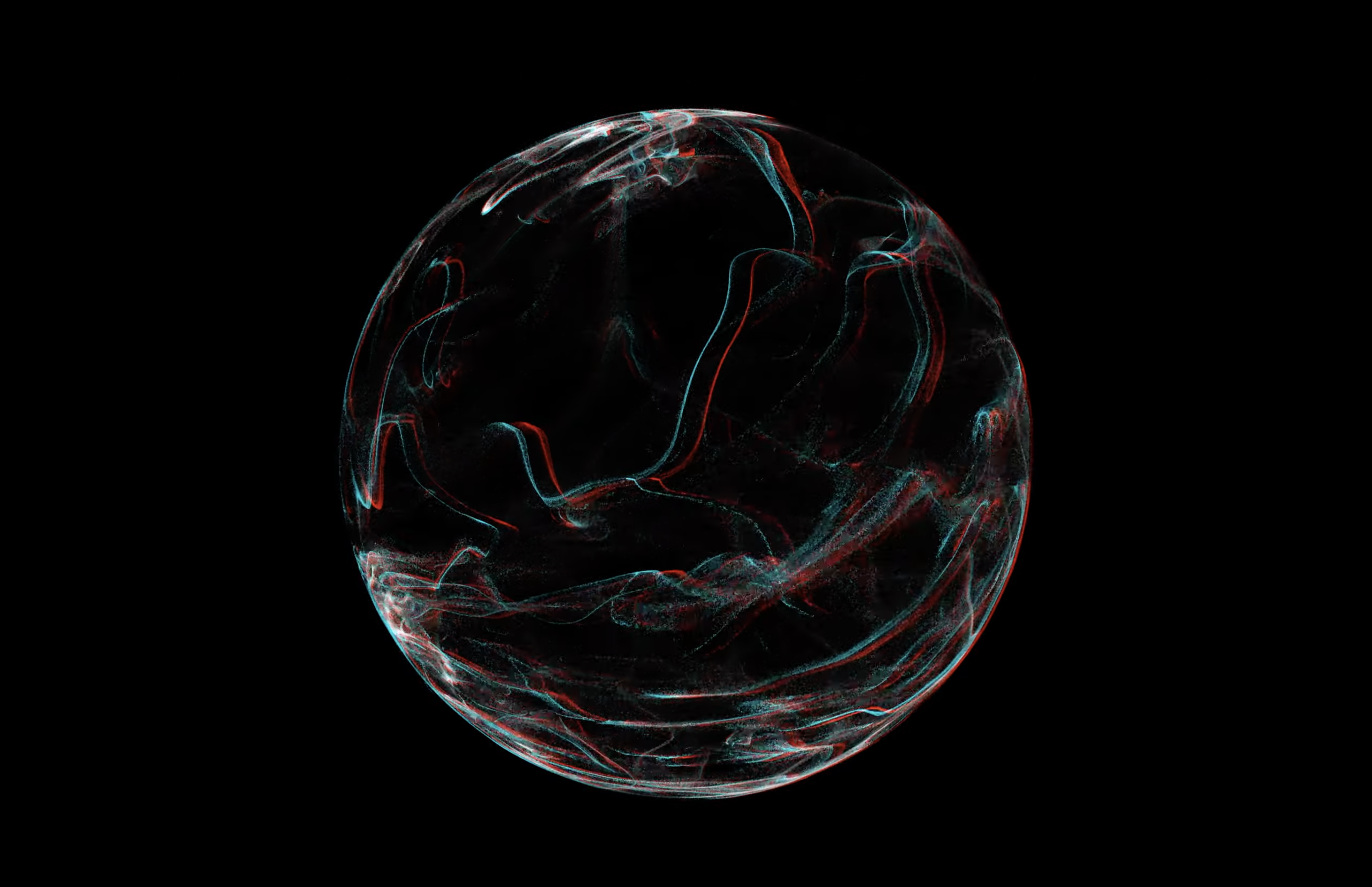 êkhos (ἦχος) — stereoscopic anaglyph audiovisual installation at Lincoln Center, Unsound Festival NYC